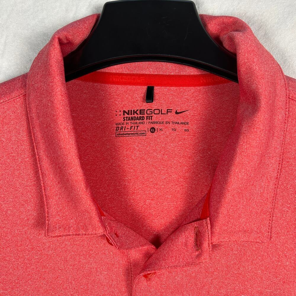 Nike Golf Men’s Dri-FIT Polo Shirt - Disney Mickey Mouse - Pink & Gray - Size XL - Picture 6 of 10